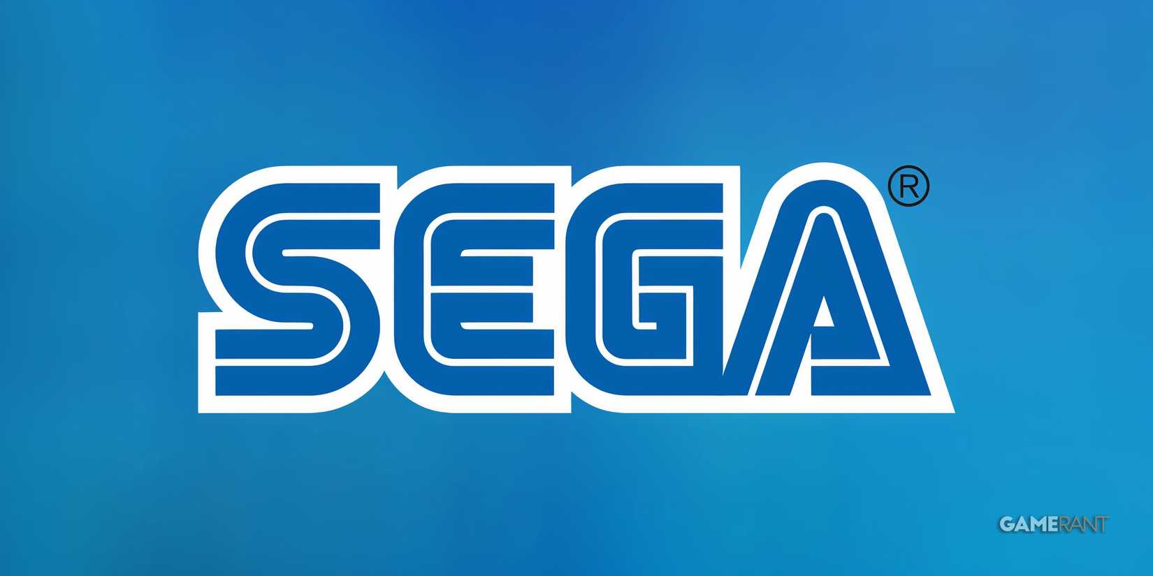 sega logo blue background