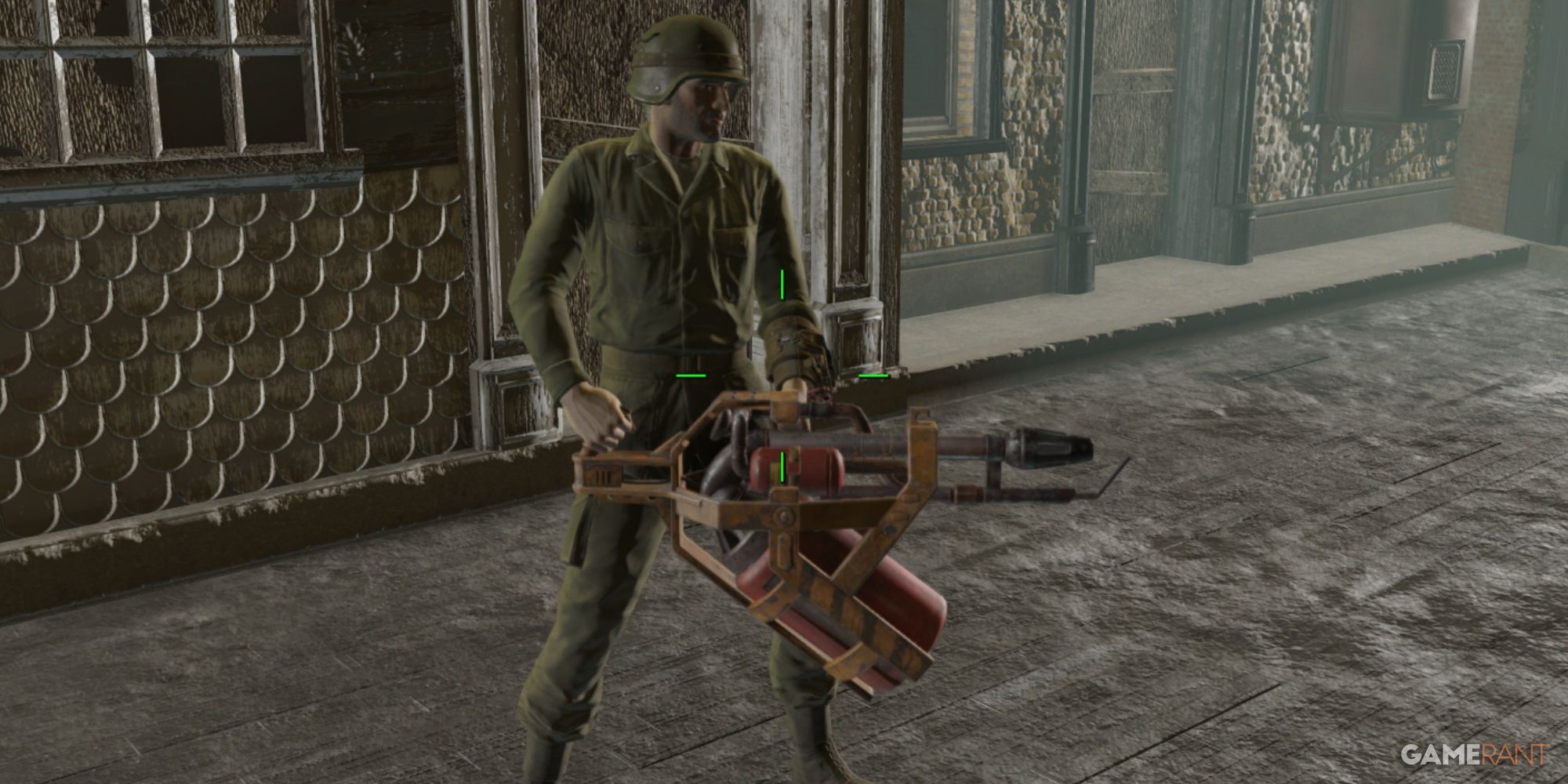 Arma pesada do sargento Ash em Fallout 4