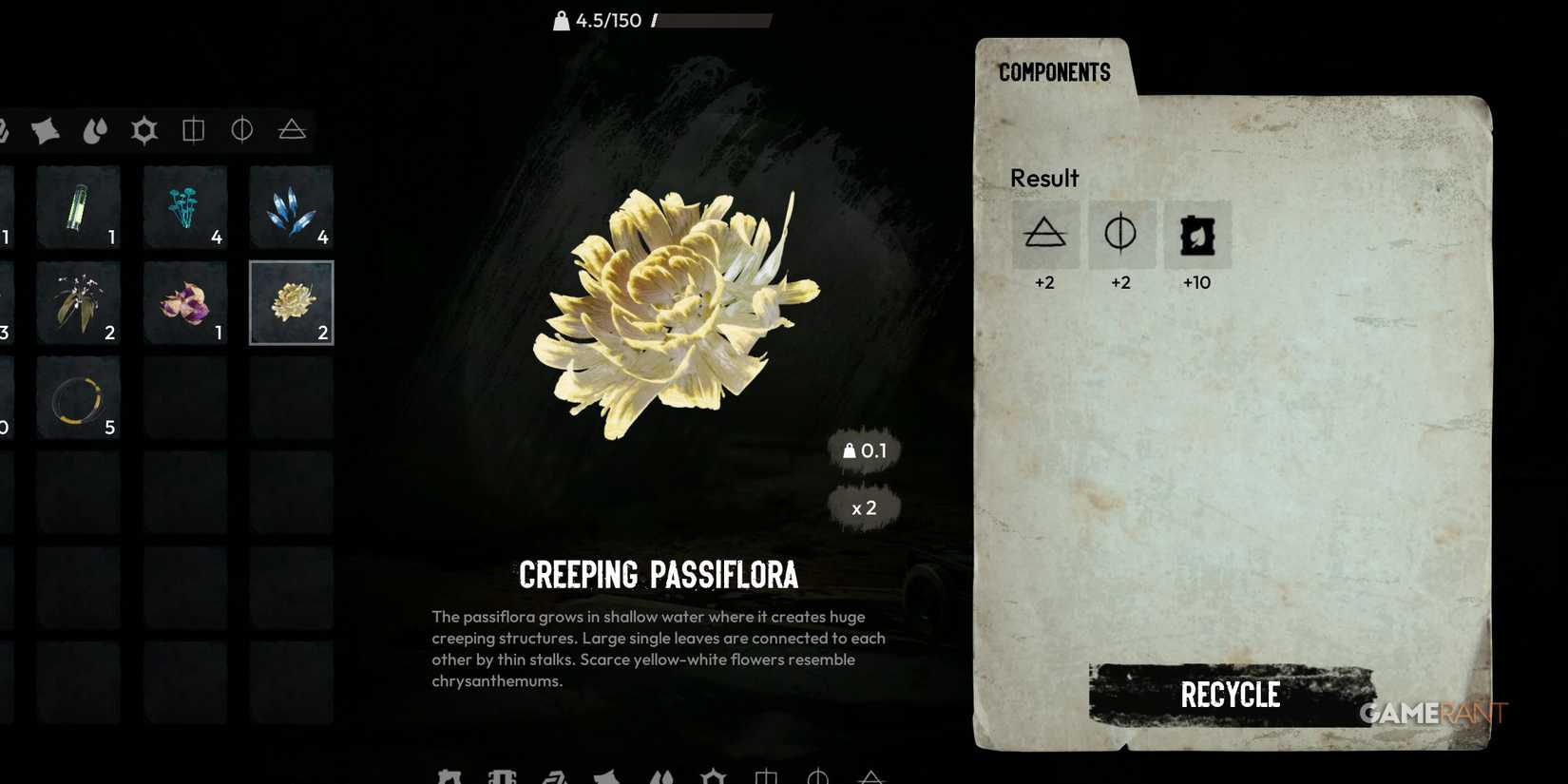 Serum Creeping Passiflora Recycling