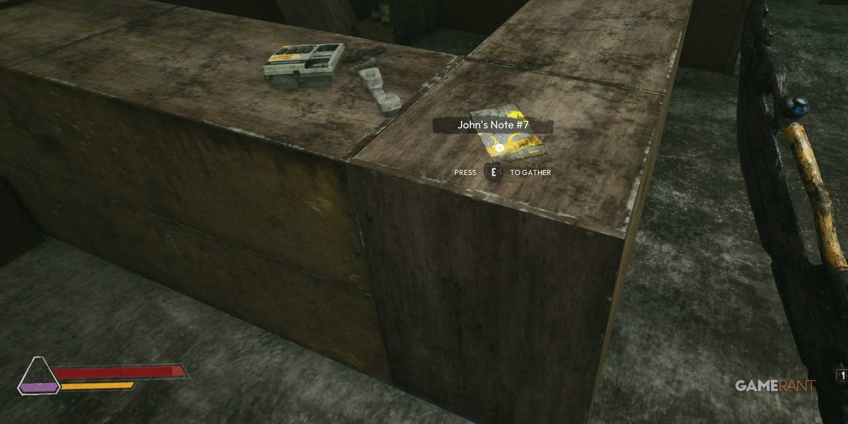 Serum Exploration Note Found