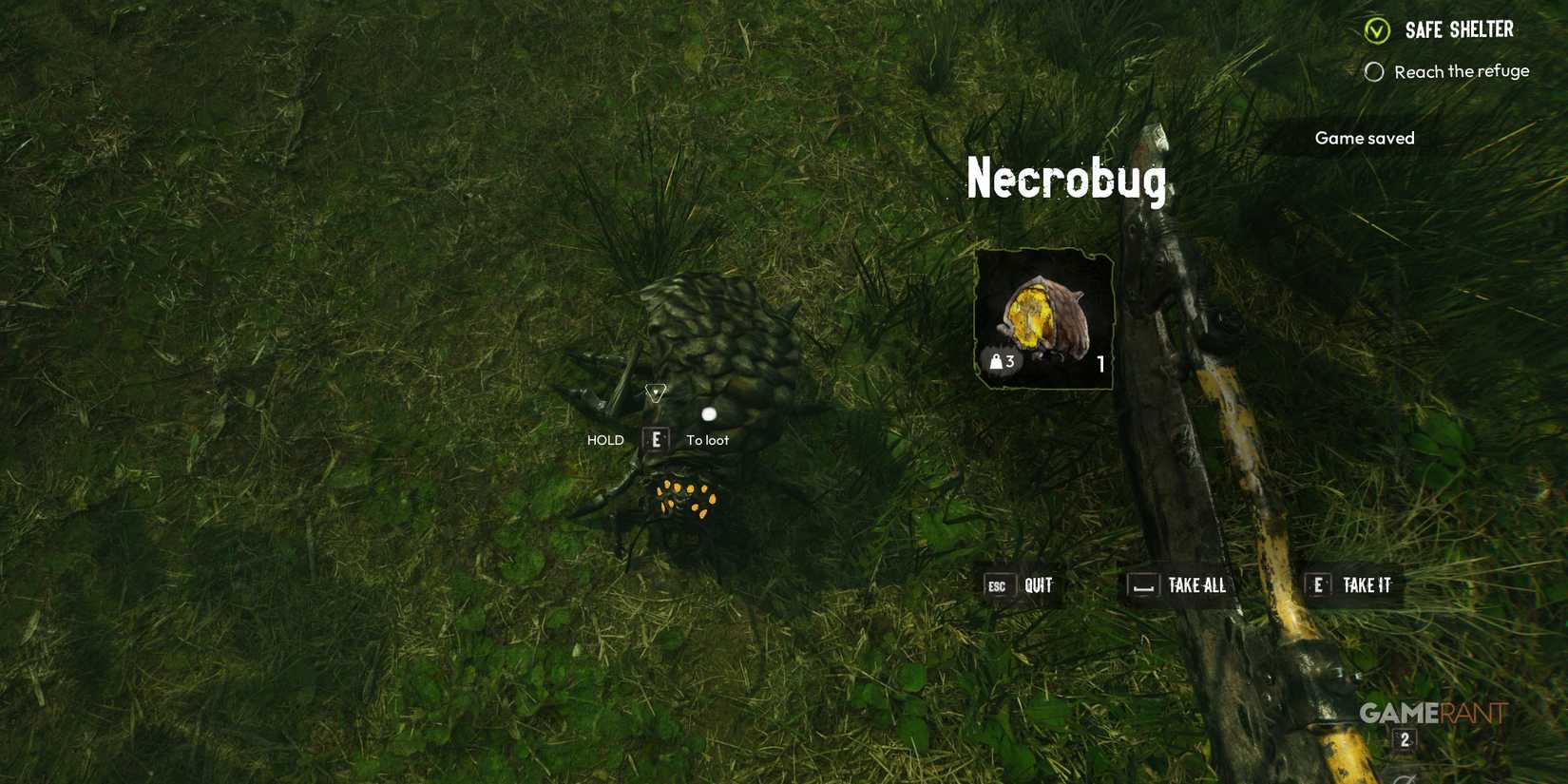 Serum Necrobug Looting