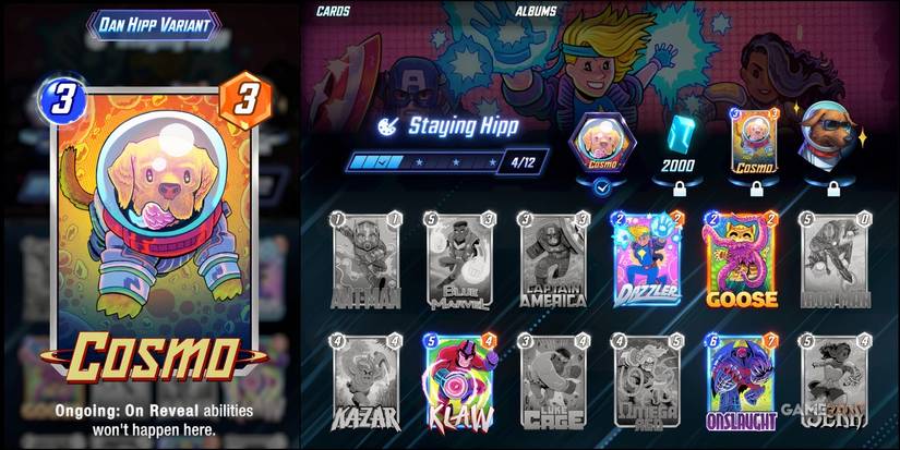 Staying Hipp Album cosmo marvel snap