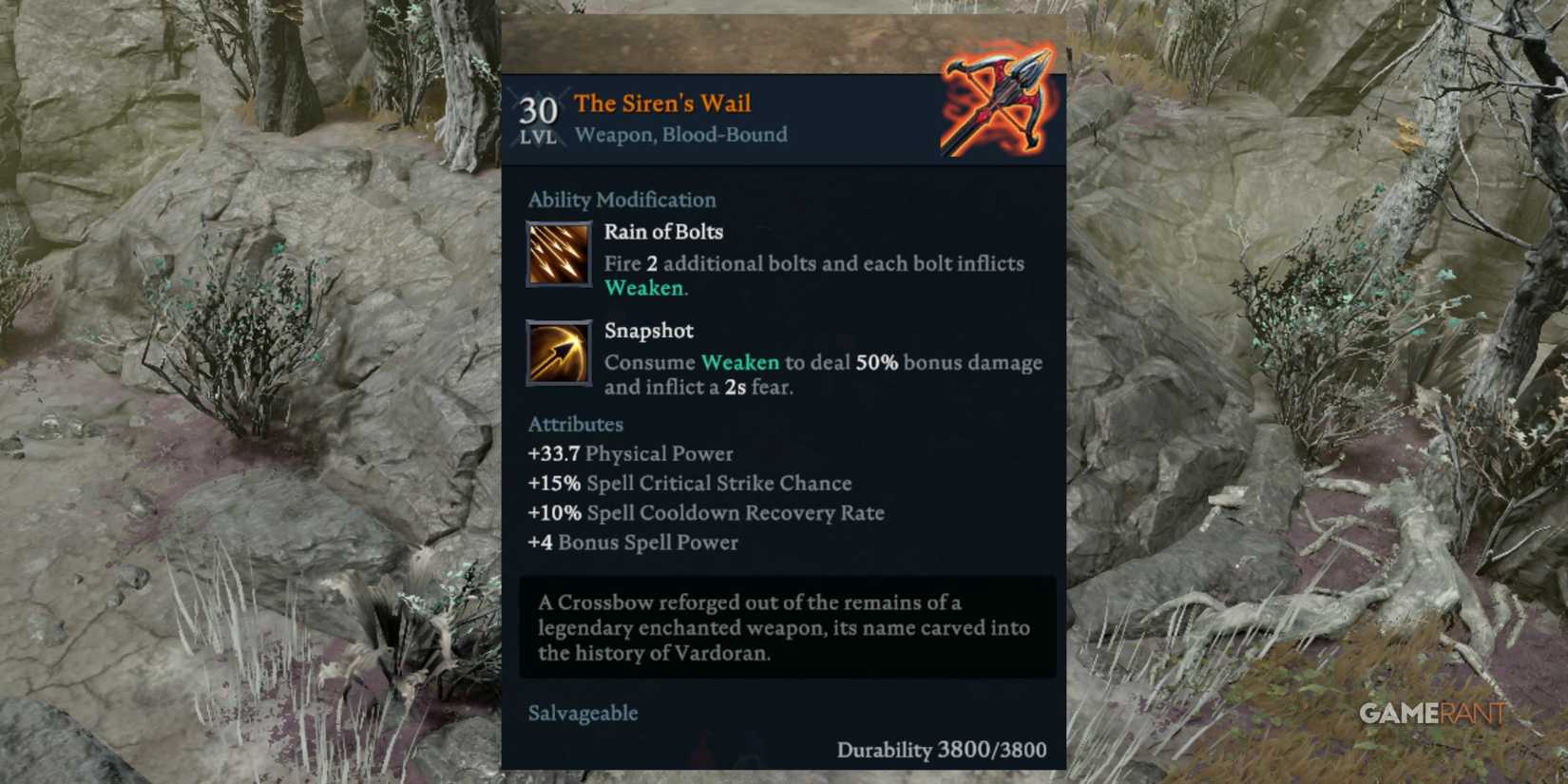 The Siren's Wail In V Rising