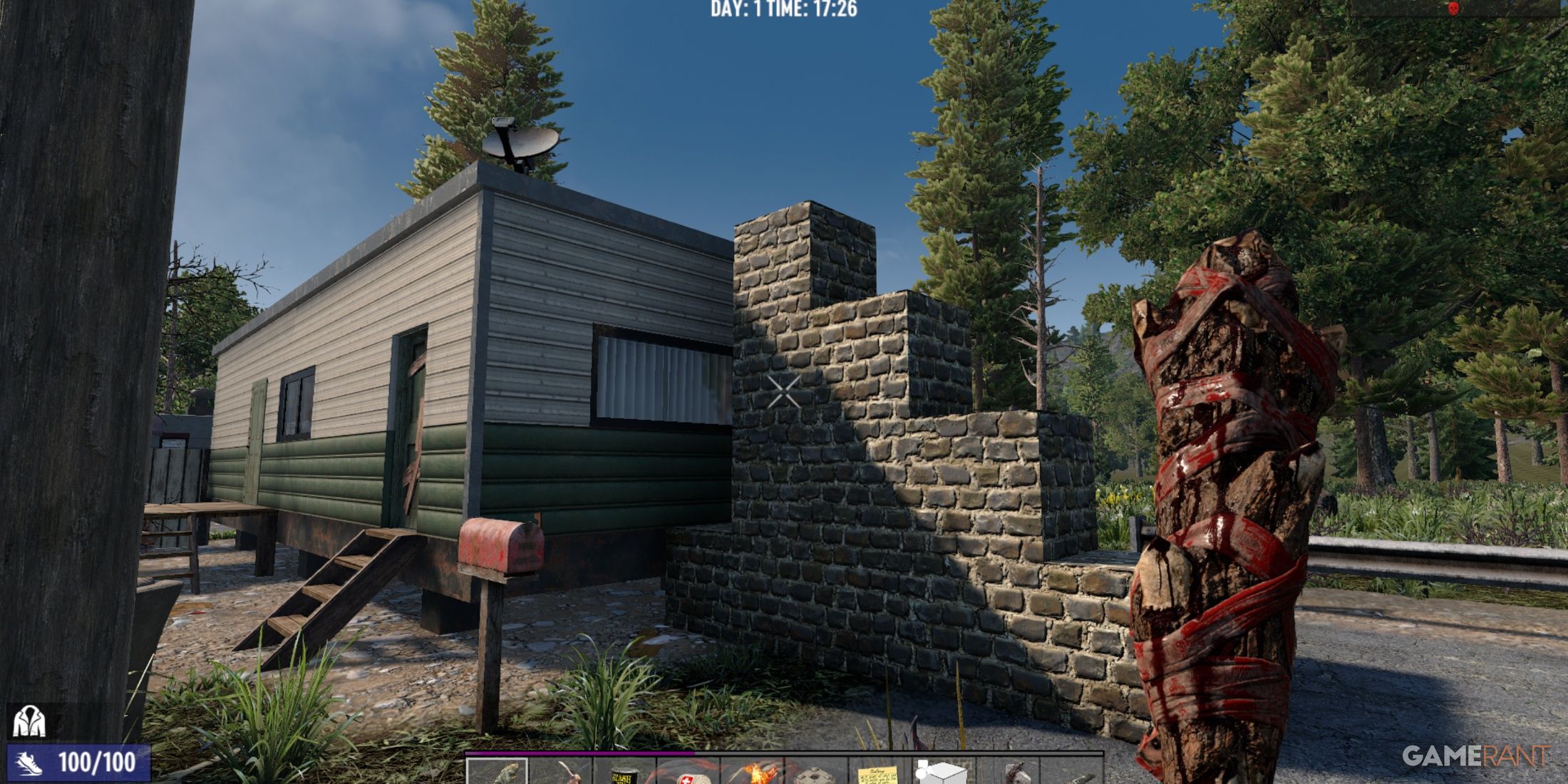 Trailer Park Roof Base In 7 Days To Die