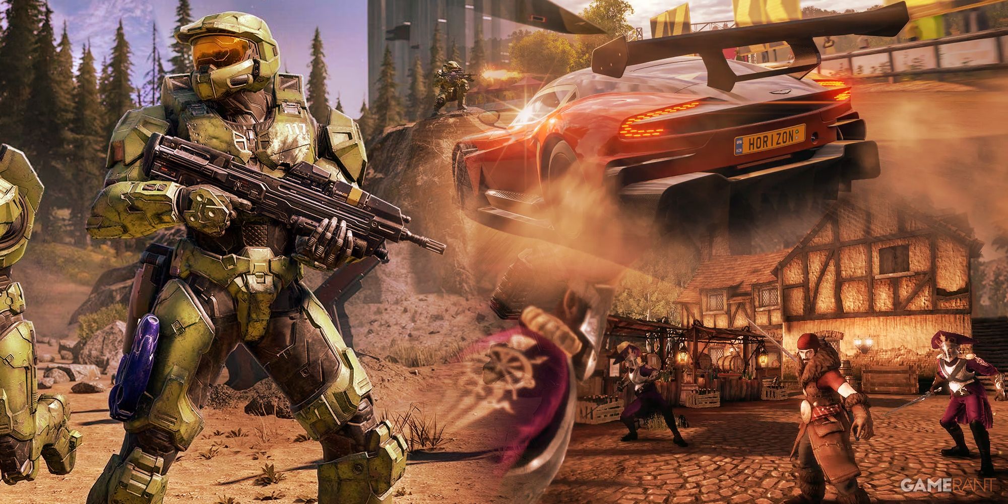 Xbox Halo, Forza Horizon, Fable game series