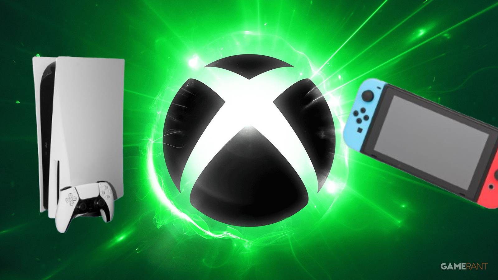 xbox showcase logo with ps5 and nintendo switch
