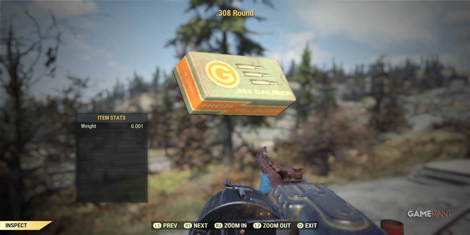 .308 Round in Fallout 76