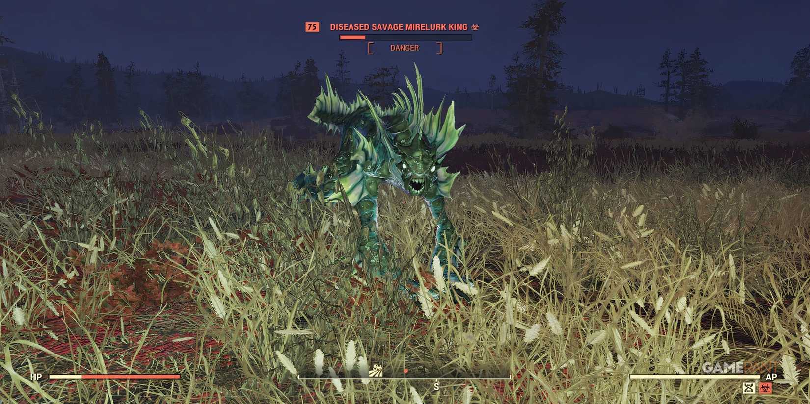 A Mirelurk King in Fallout 76