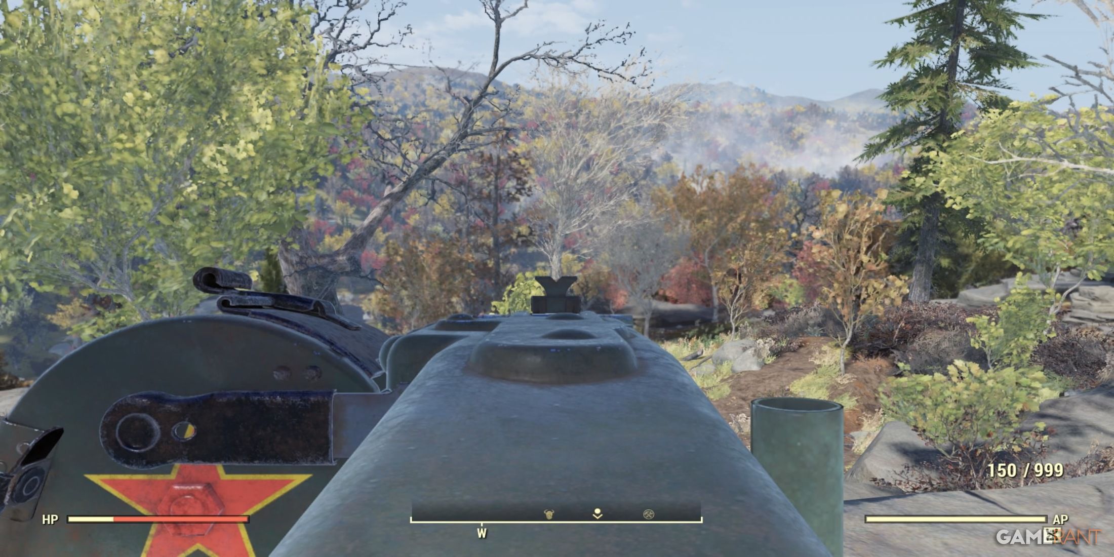 Aiming With The Red Terror in Fallout 76
