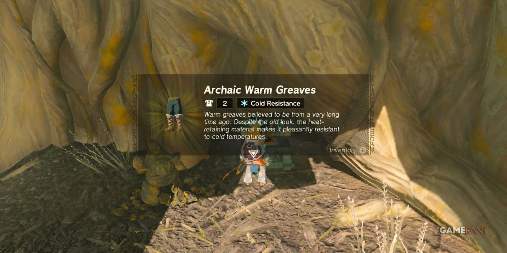 Archaic Warm Greaves in Zelda Tears of The Kingdom-1