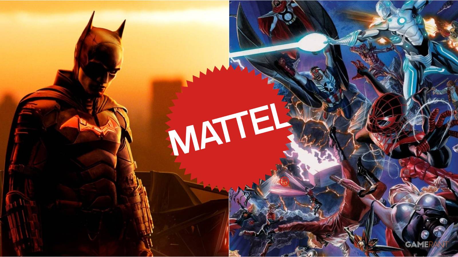 Batman Marvel Mattel SDCC 2024