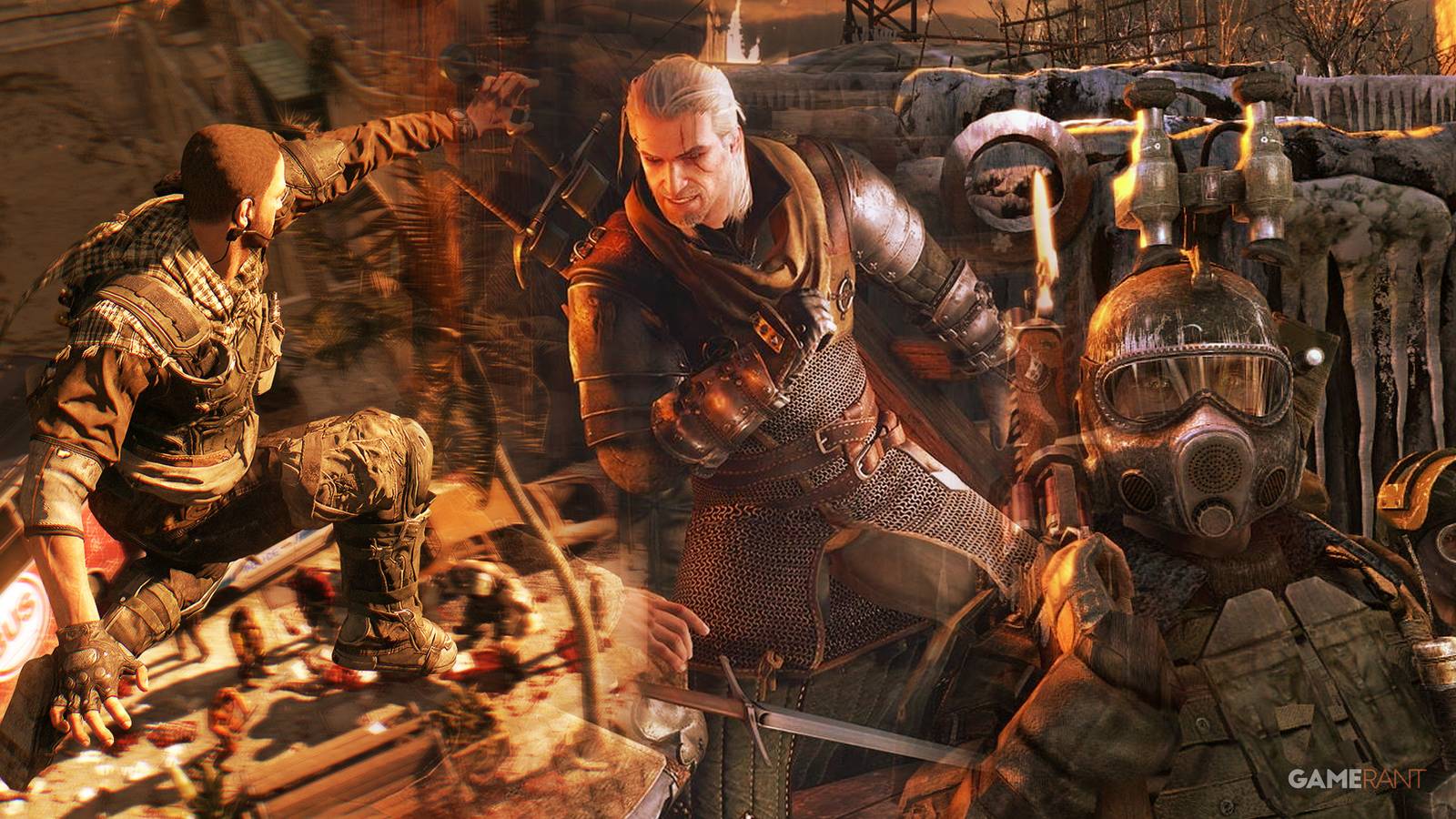 Dying Light, The Witcher 3: Wild Hunt, Metro 2033 Redux