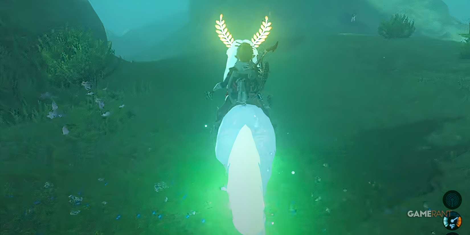 Breath of the wild - Link riding Satori