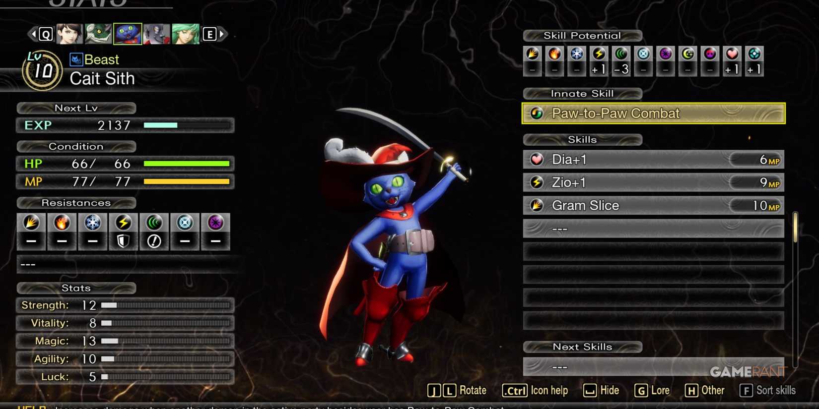 Cait Sith in Shin Megami Tensei 5 Vengeance