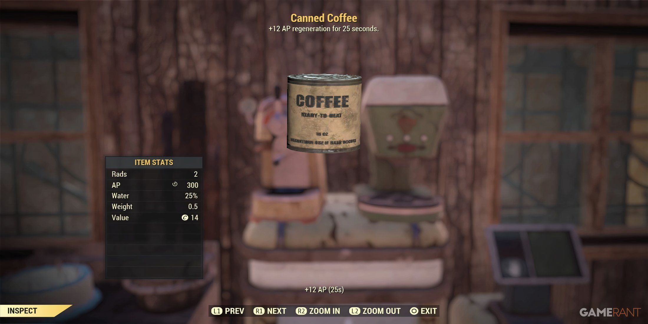 Canned Coffee in Fallout 76