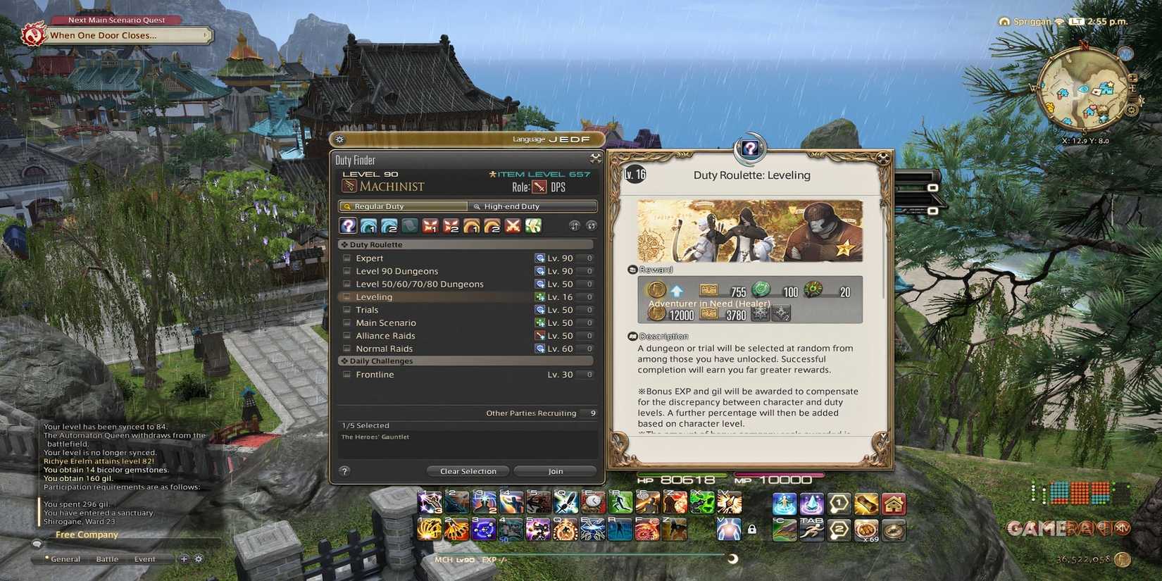 Duty Roulettes in Final Fantasy 14