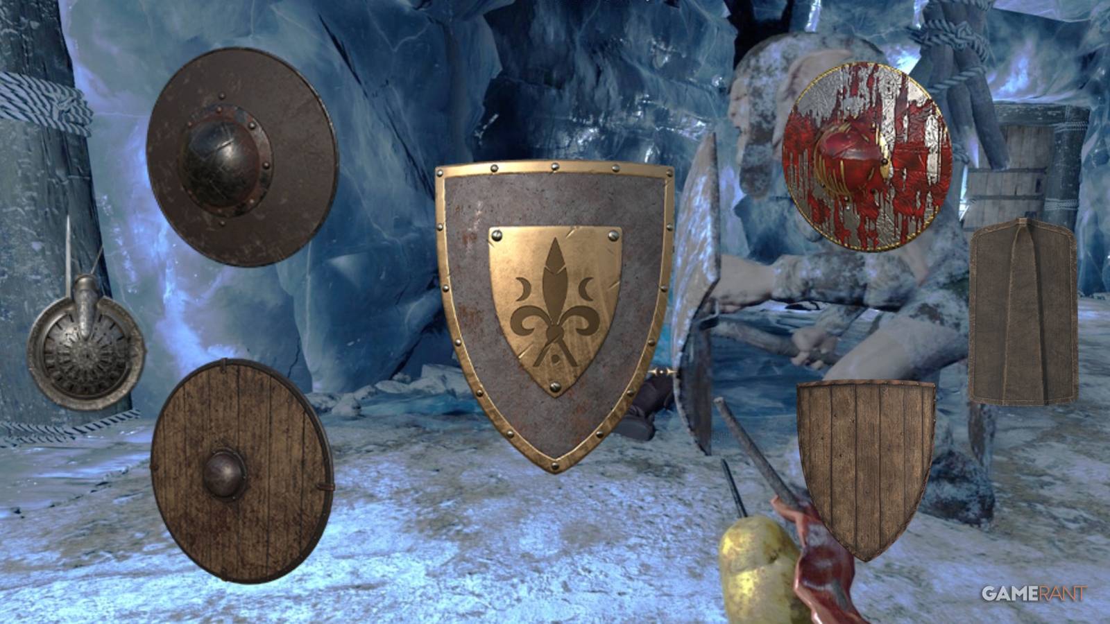 A collage of every shield in Dark and Darker