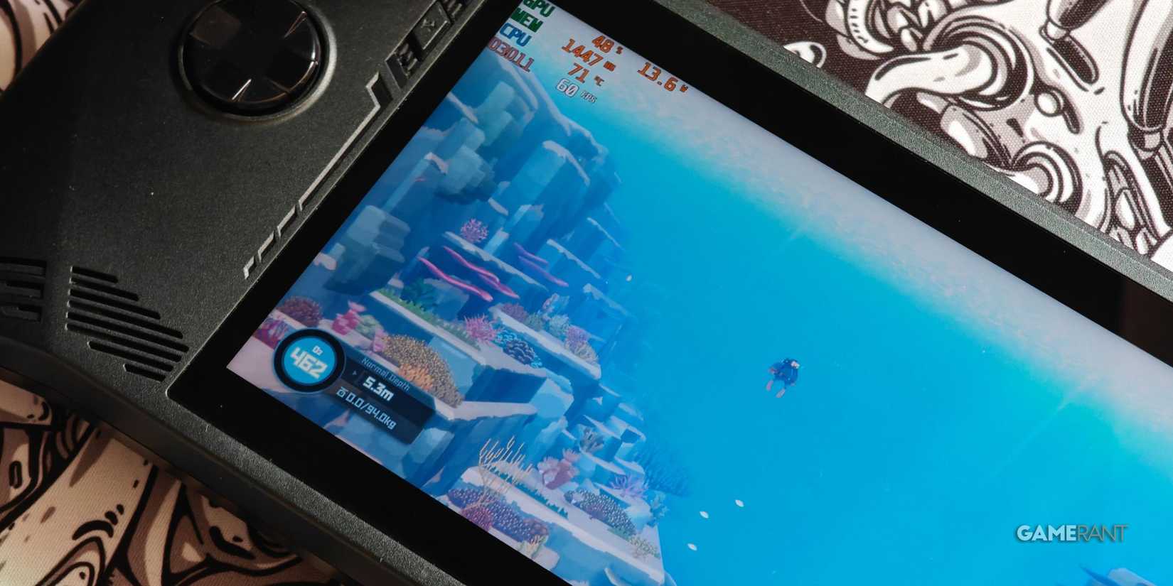 Dave the Diver on the MSI Claw