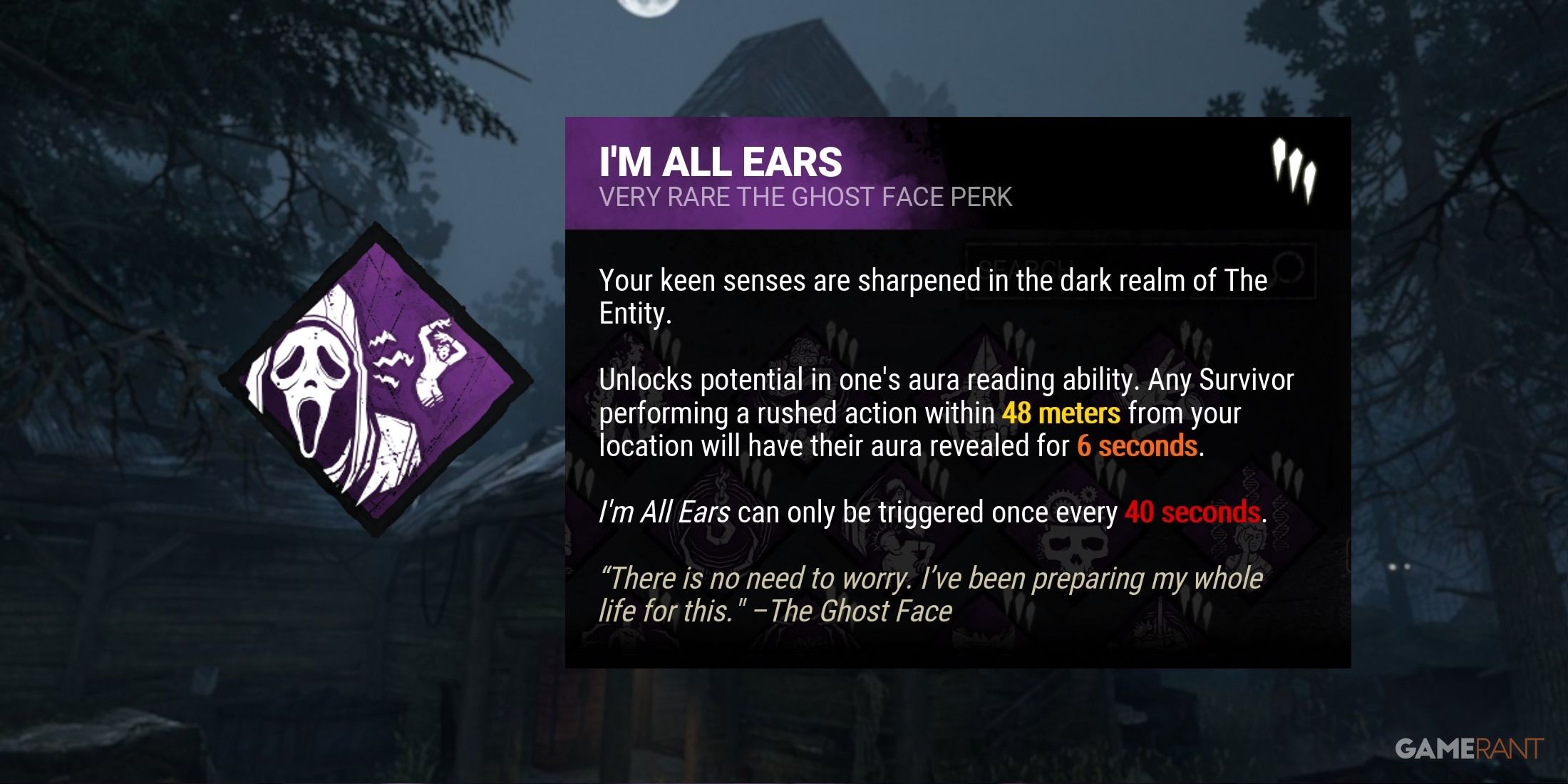 Dead by Daylight: Best Builds for The Ghost Face