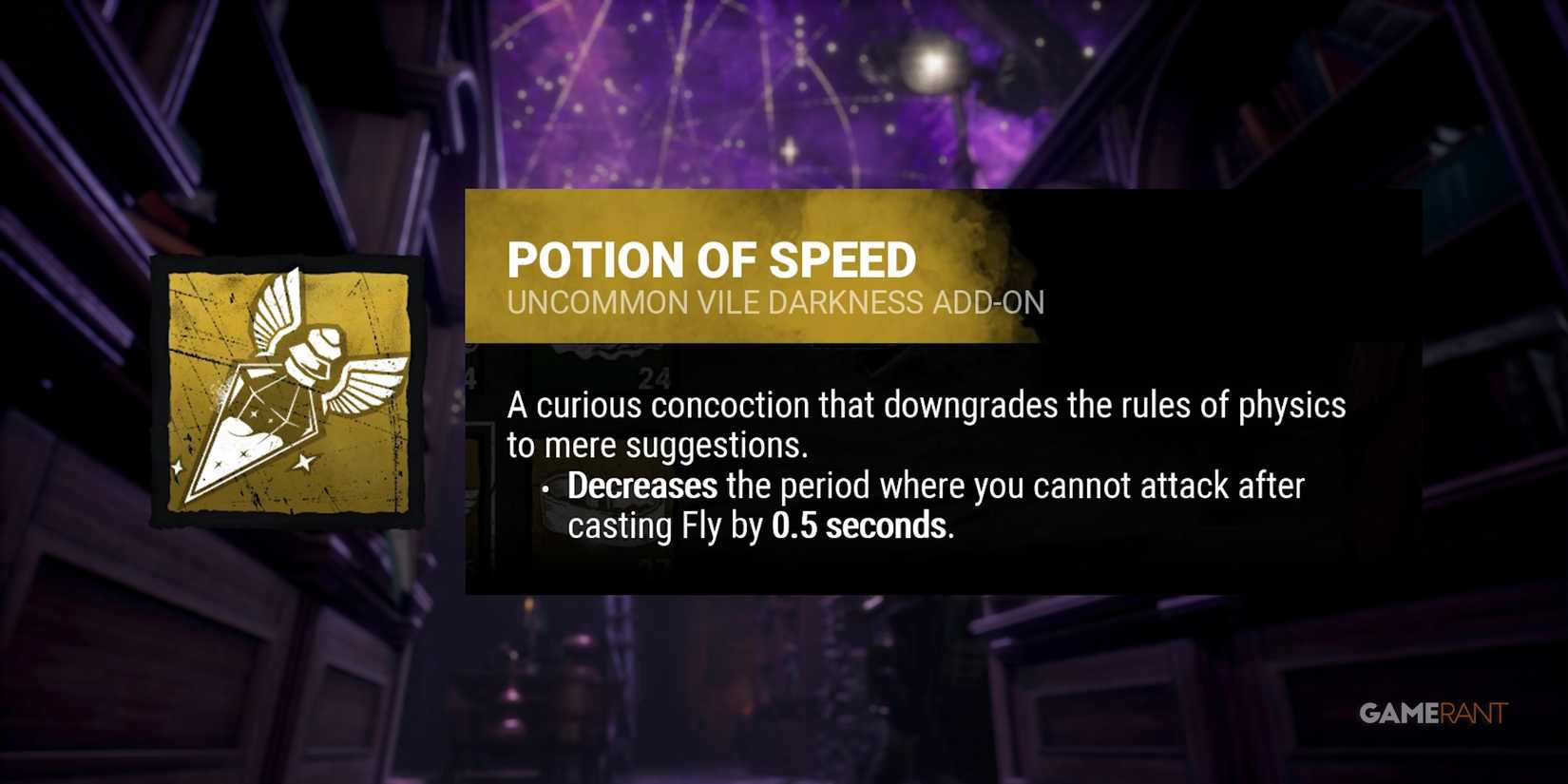 dead by daylight the lich potion of speed addon