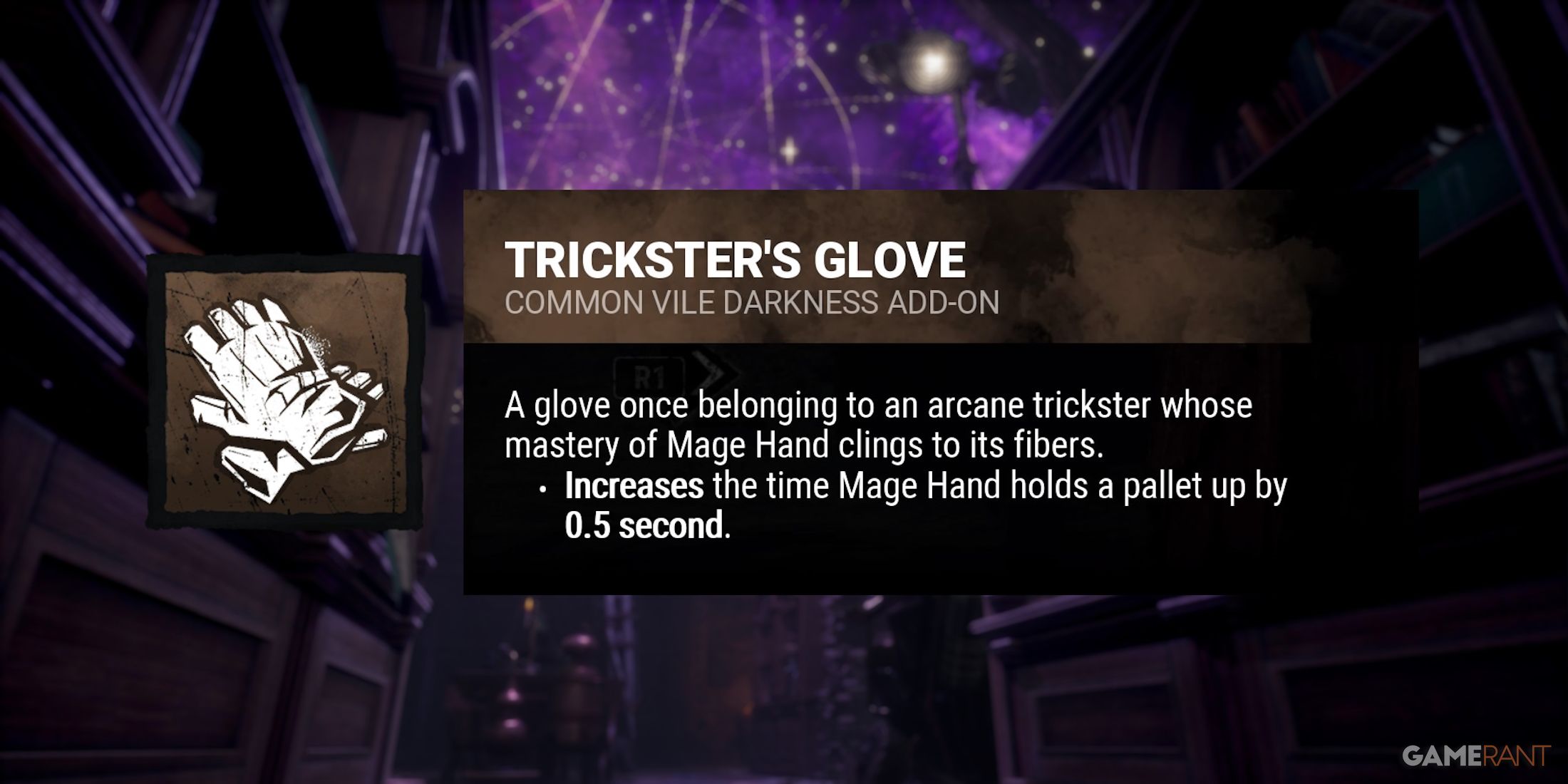 Dead by Daylight: The Lich Trickster Glove Addon