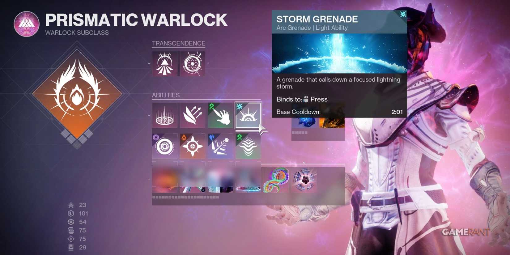 Destiny 2 Prismatic Warlock Grenades