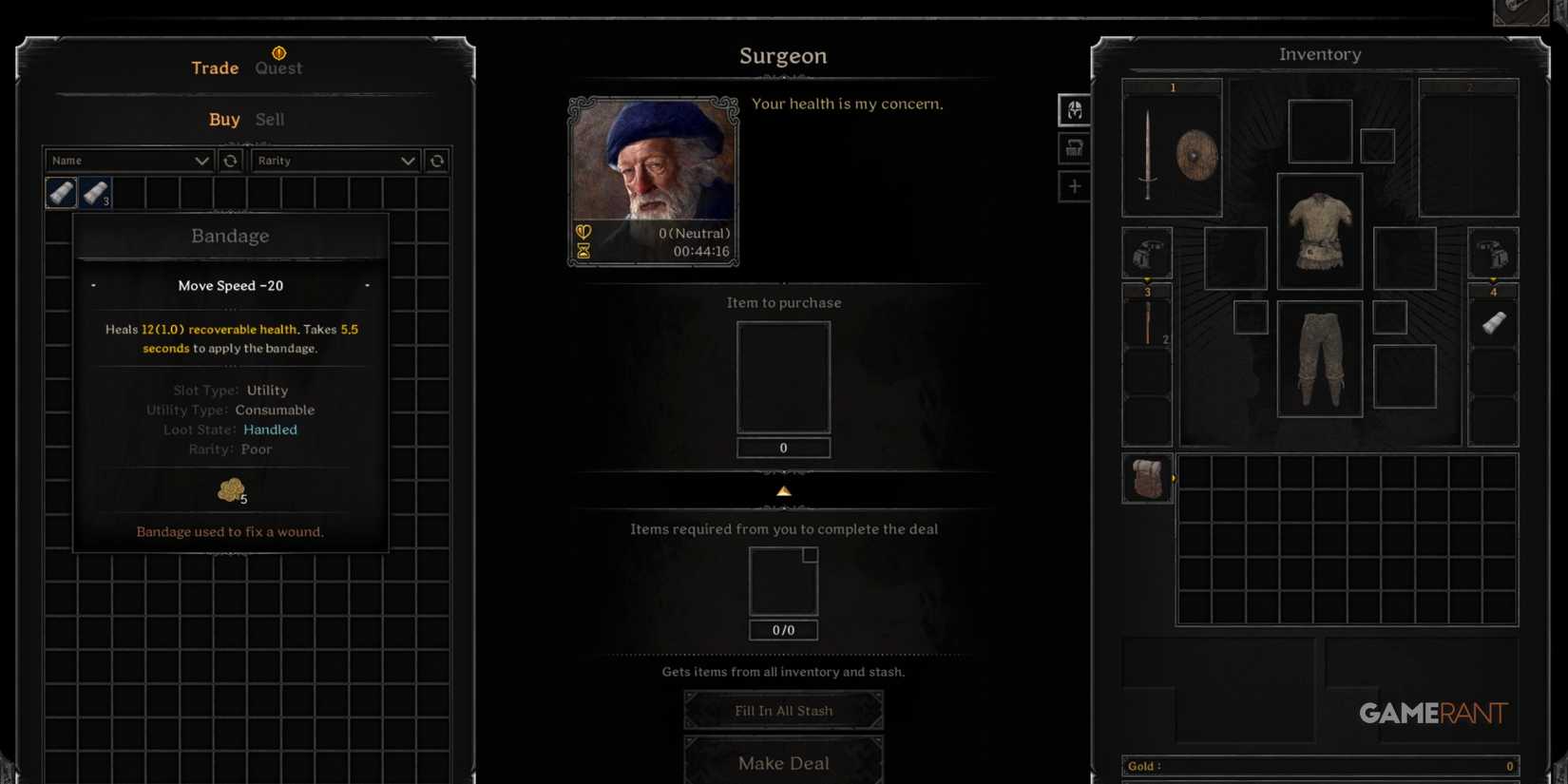 Don’t Buy The Expensive Bandages At First In Dark And Darker