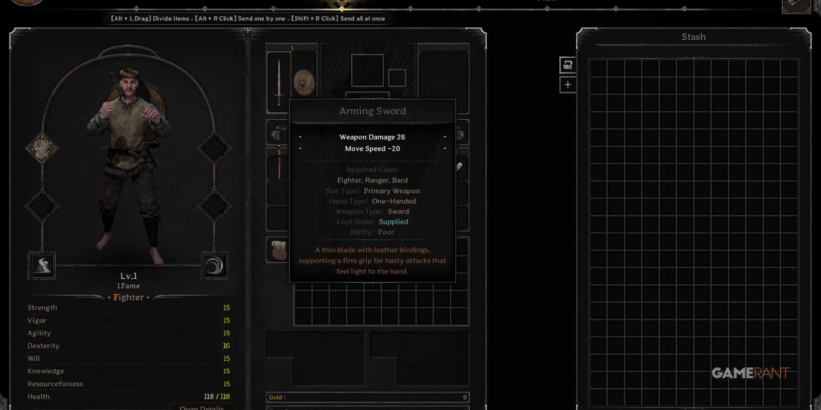 Don’t Use The Starter Gear In Dark And Darker