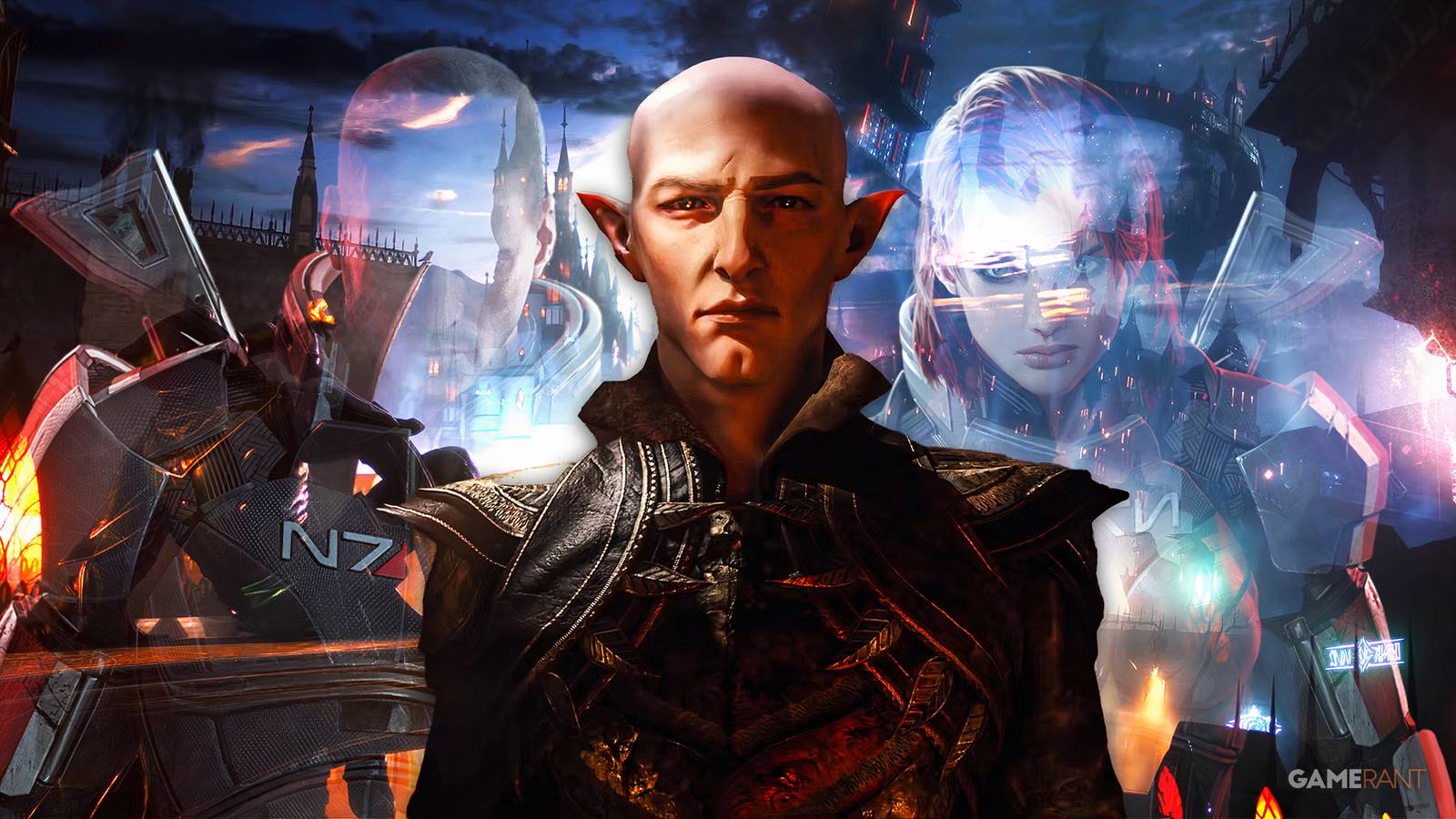 Dragon Age Dreadwolf with Mass Effect Shepard