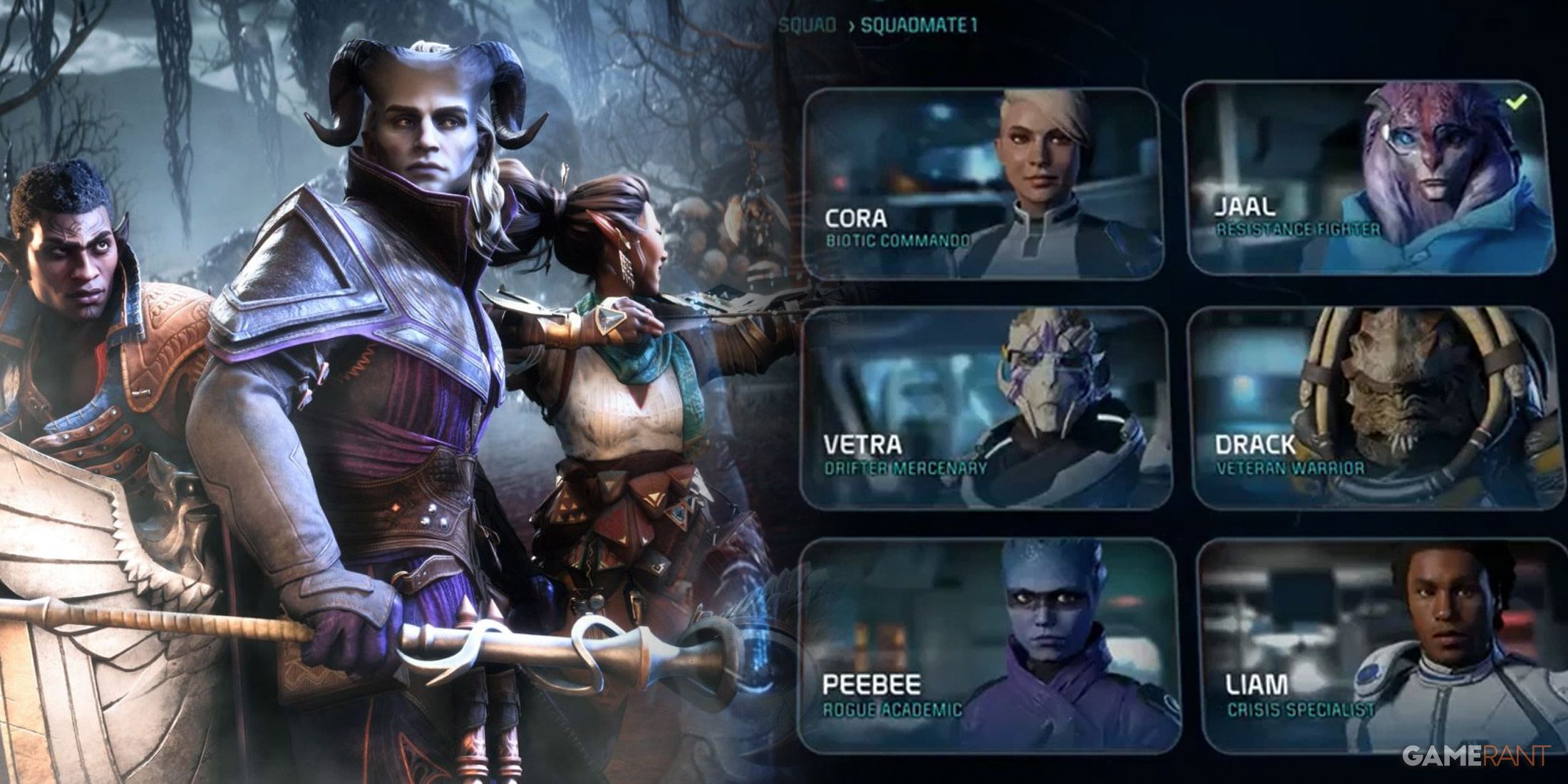 Dragon Age Veilguard Mass Effect Companions