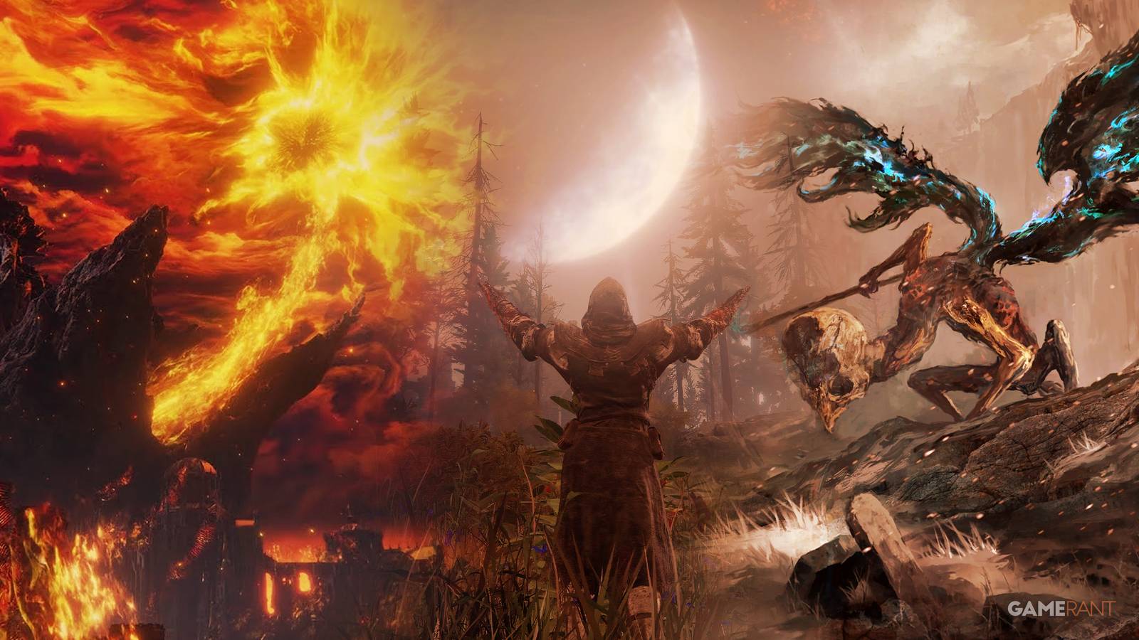 Elden Ring Outer Gods Frenzied Flame, The Full/Dark Moon, Outer God Of The Twinbirds