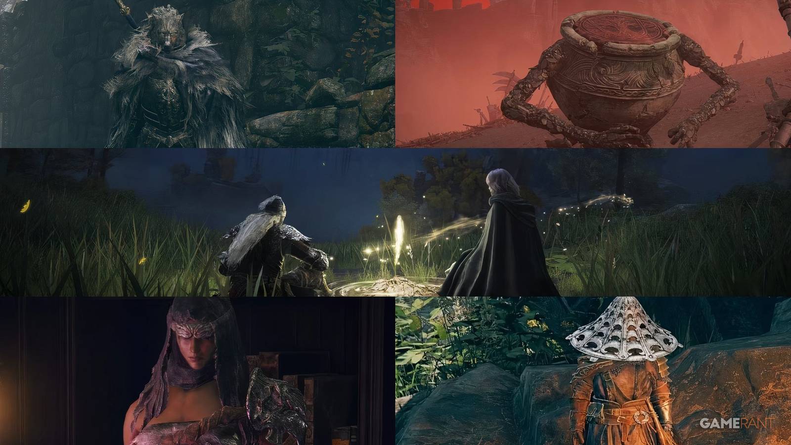 Elden Ring NPC blaidd alexander nepheli melina yura