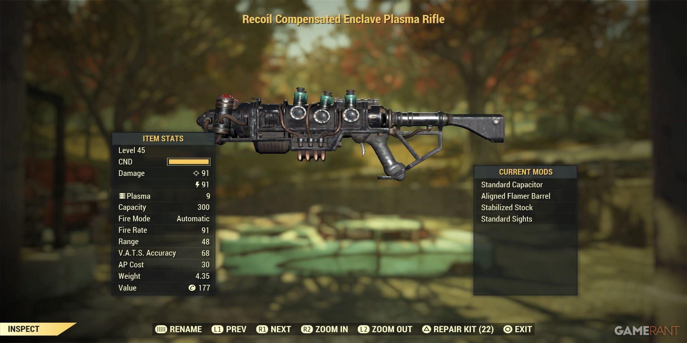 Fallout 76: How To Get The Enclave Plasma Rifle (And Where To Find The Mods)