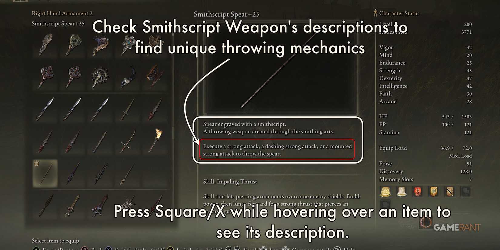 Smith Script Shield How to Use Smithscript Throwing Weapons in Elden Ring DLC