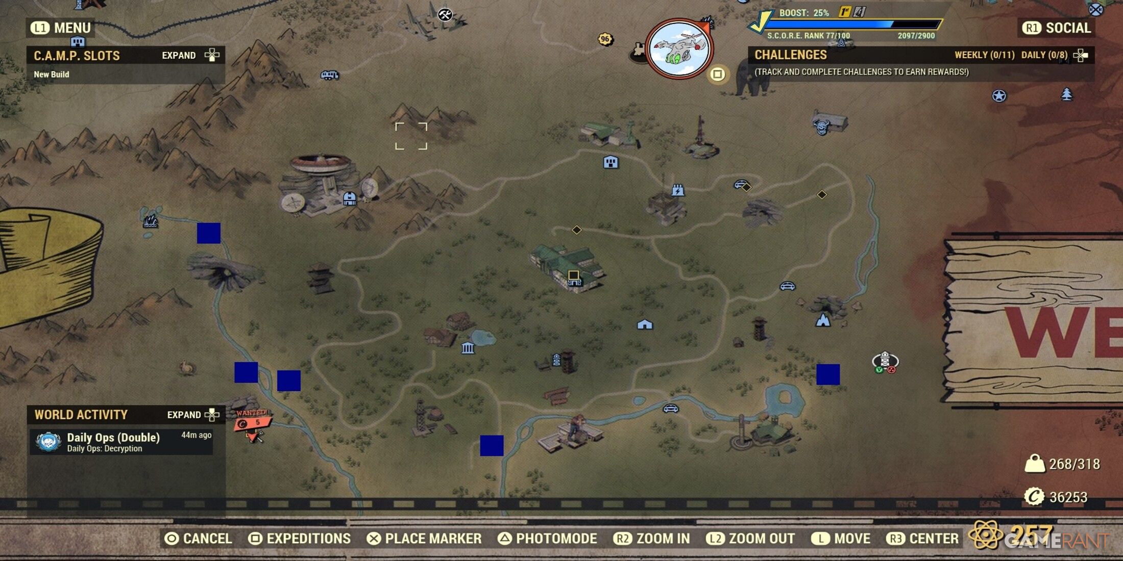 Fallout 76 Map Markings For Thrasher Locations