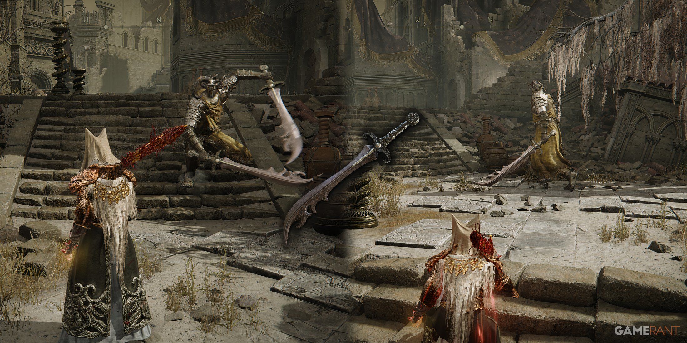 featured image, how to get horned warrior's sword in elden ring shadow of the erdtree