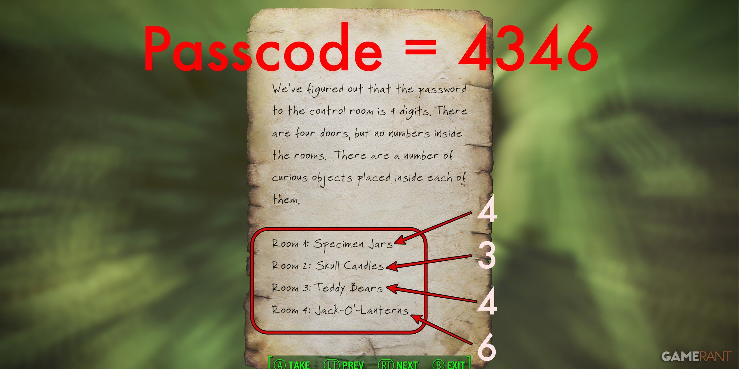 Fallout 4: Какой дверной код в канун Дня всех святых?