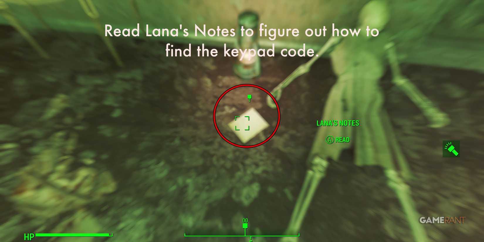 Fallout 4 Note Fallout 4: What is the Door Code in All Hallows' Eve?