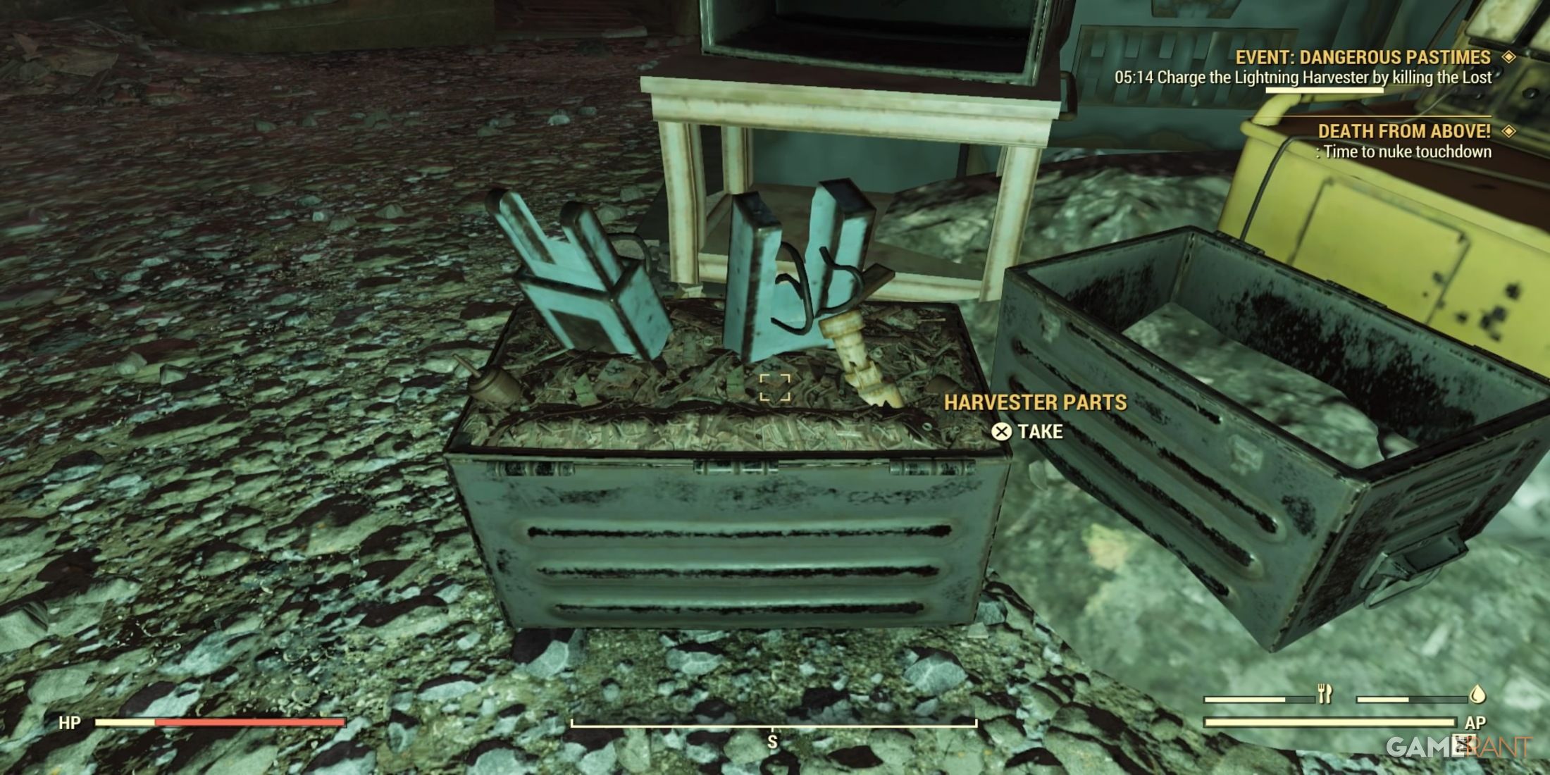 Harvester Parts in Fallout 76