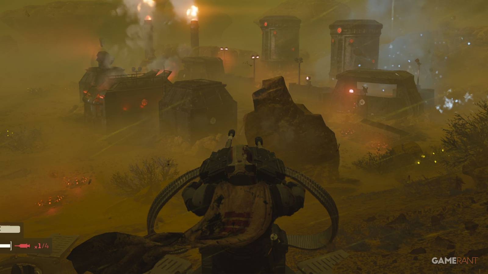 Helldivers 2 HMG sentry Automatons