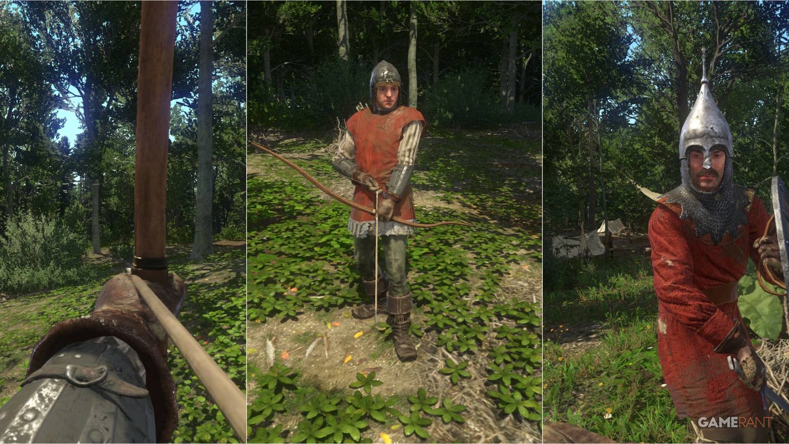 Henry hunting and fighting in Kingdom Come Deliverance