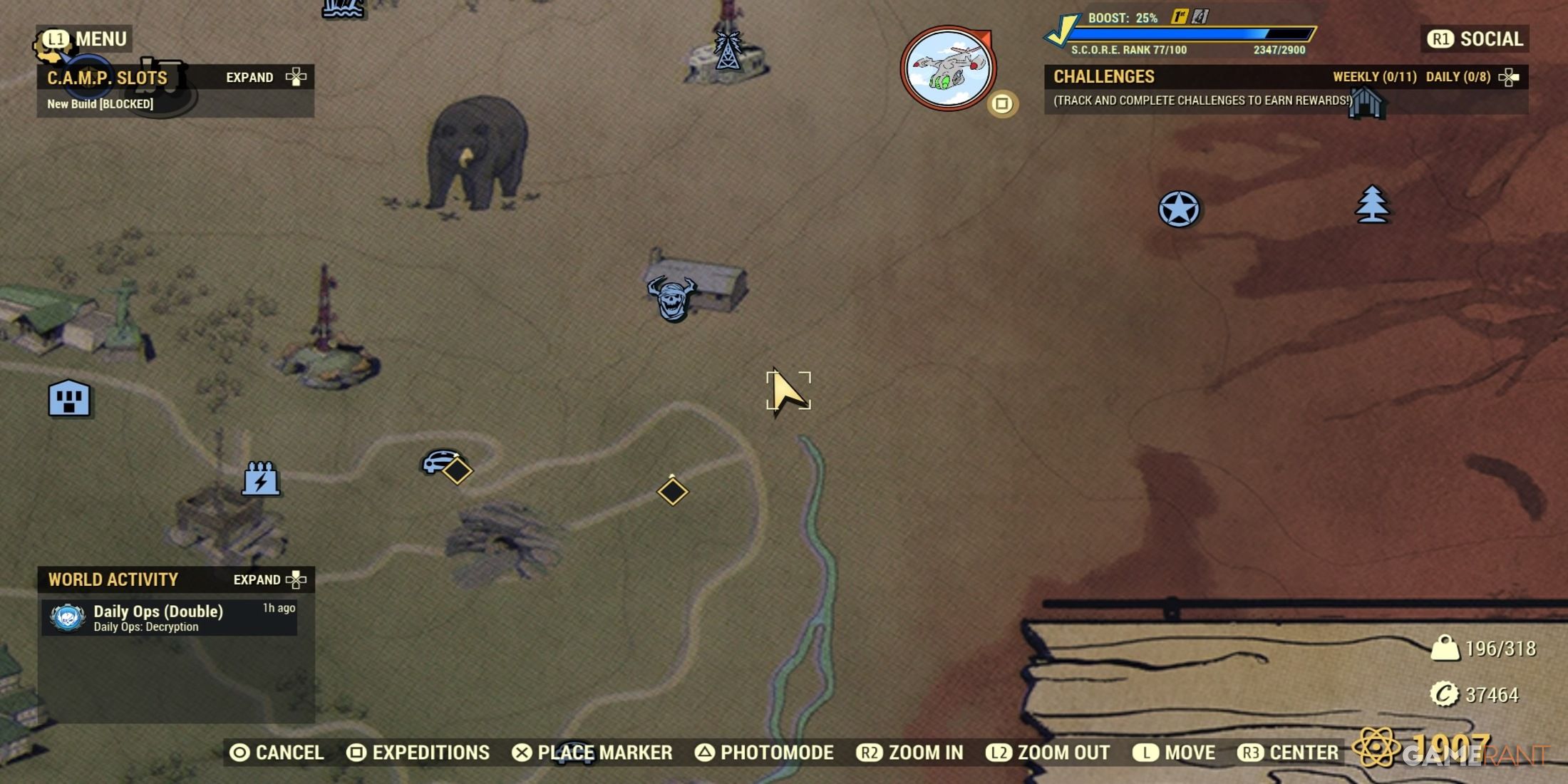 Hidden Treasure Map Location in Fallout 76
