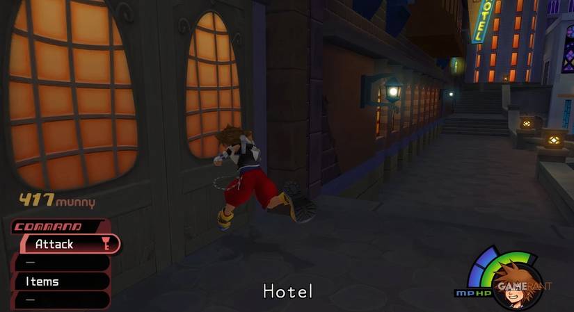 hotel kingdom hearts 1 final mix
