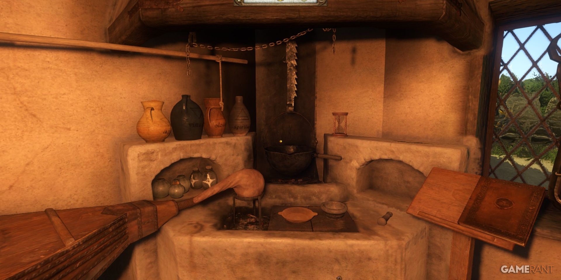 Alchemy table in Kingdom Come: Deliverance