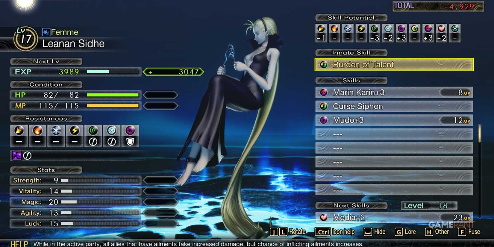 Leanan Sidhe in Shin Megami Tensei 5 Vengeance