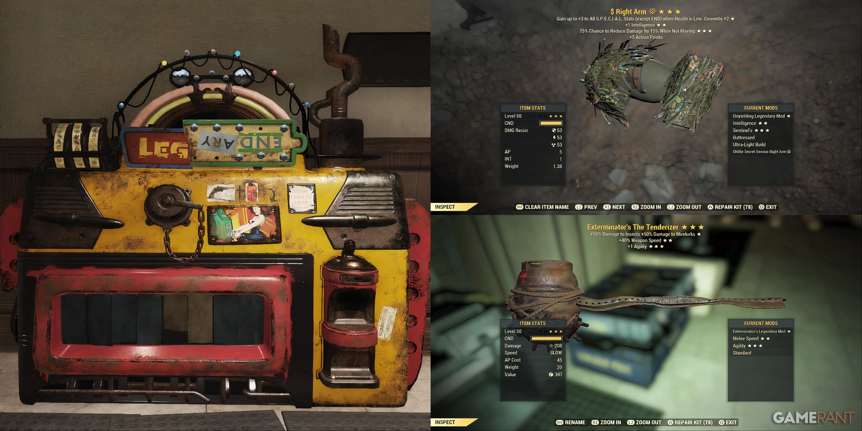 Legendary Items in Fallout 76