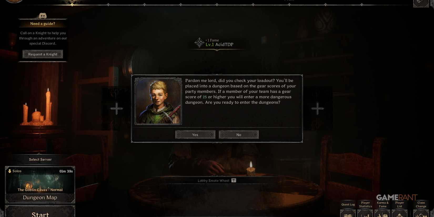 Limited Lobby Members For Free Players In Dark And Darker