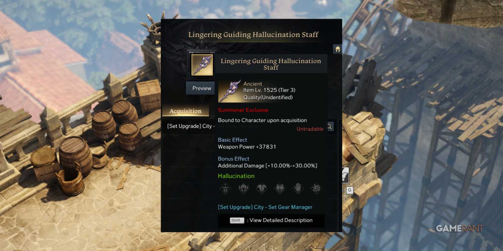 Lingering Guiding Hallucination Staff In lost Ark