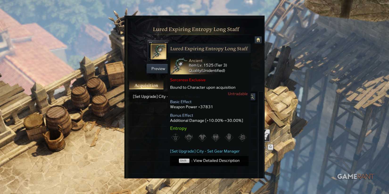 Lured Expiring Entropy Long Staff In Lost Ark