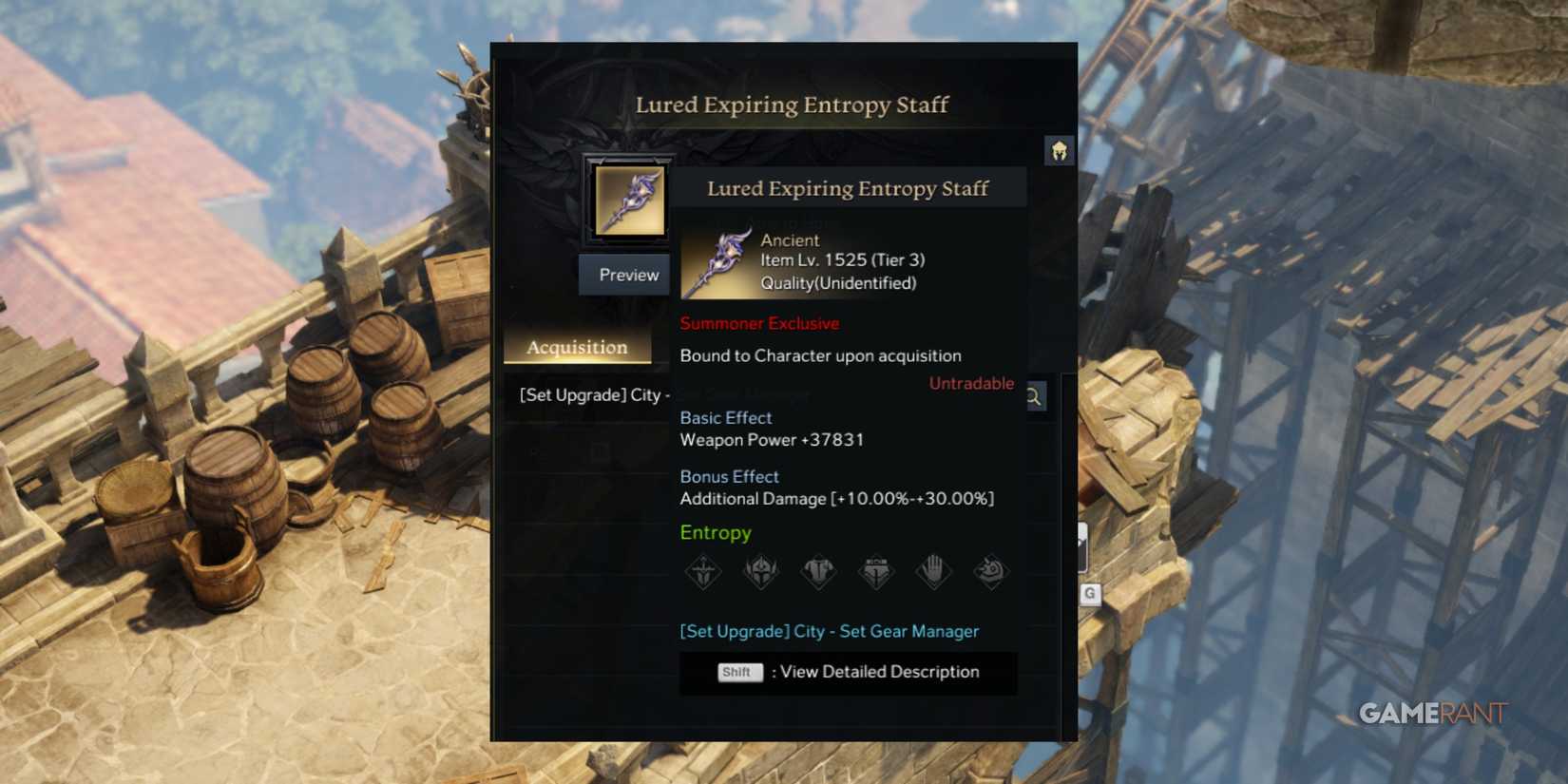 Lured Expiring Entropy Staff in Lost Ark